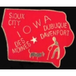 IOWA PIN IO STATE SHAPE PINS